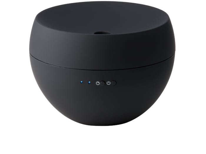 Jasmin aroma diffuser by Stadler Form in black as perspective view