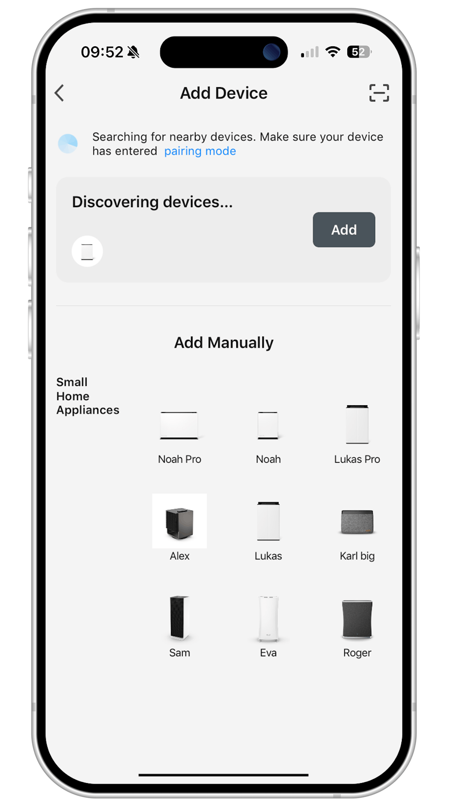 SF App Automatically add new device SF App Automatically add new device
