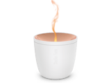 Zoe mobile aroma diffuser by Stadler Form in white as perspective view