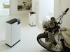 Albert and Albert Little dehumidifiers by Stadler Form Albert and Albert little by Stadler Form in a motorcycle garage
