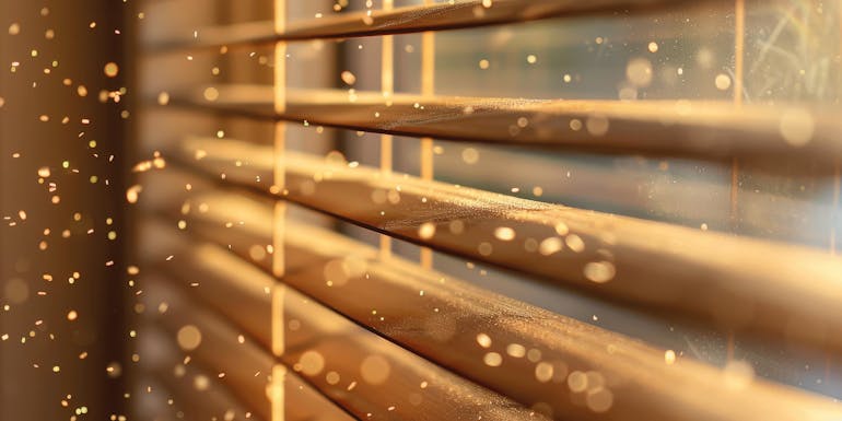 Fine dust at the window Fine dust at the window