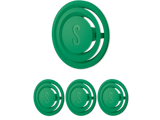 Green Forest fragrance pin pack of 4 by Stadler Form Green Forest fragrance pin pack of 4 by Stadler Form
