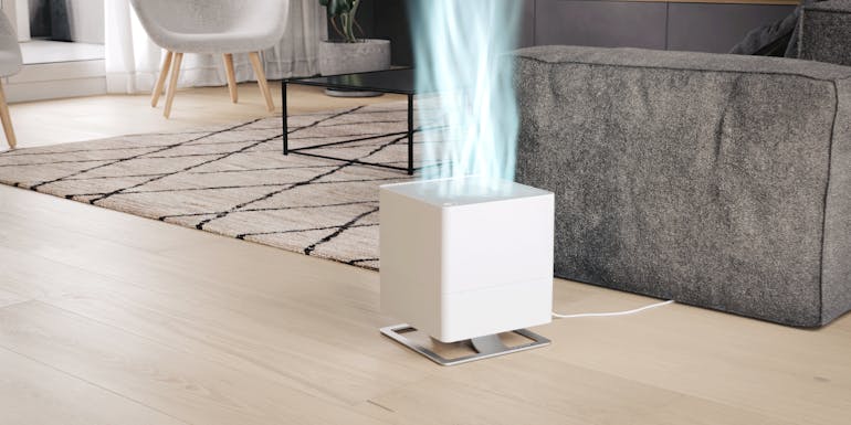 Stadler Form Oskar Humidifier Stadler Form Oskar humidifier with a visualization of the humidification