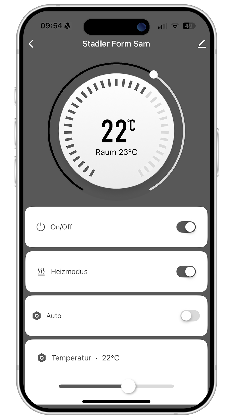 Stadler Form App Steuerung Sam Stadler Form App Steuerung Sam