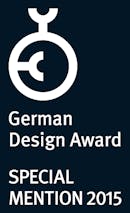 Logo in black for German Design Award 2015 for Oskar humidifier by Stadler Form