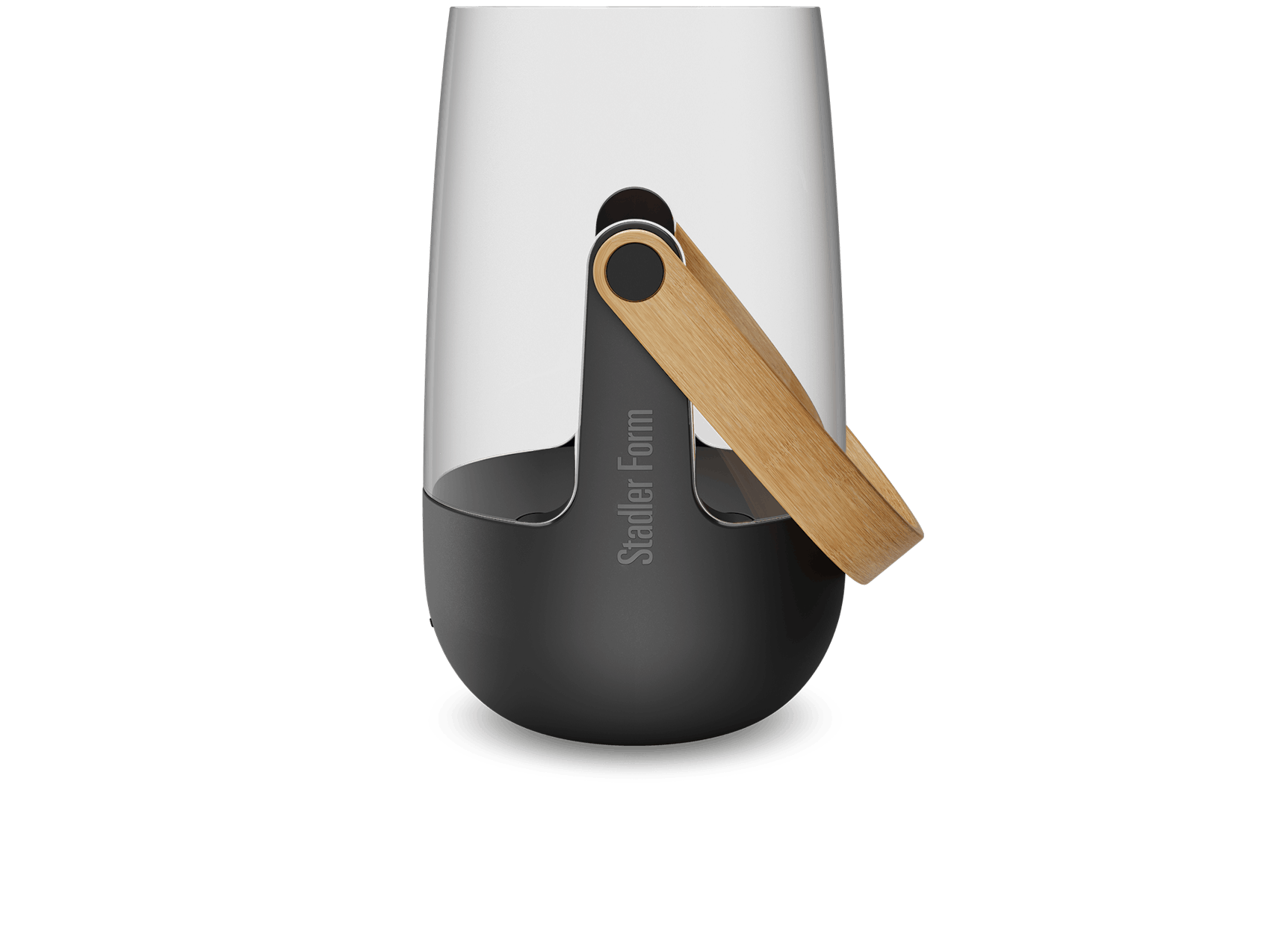 Sophie aroma diffuser by Stadler Form in black as side view Sophie aroma diffuser by Stadler Form in black as side view