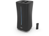 Eva humidifier by Stadler Form in black as perspective view including remote control Eva humidifier by Stadler Form in black as perspective view including remote control