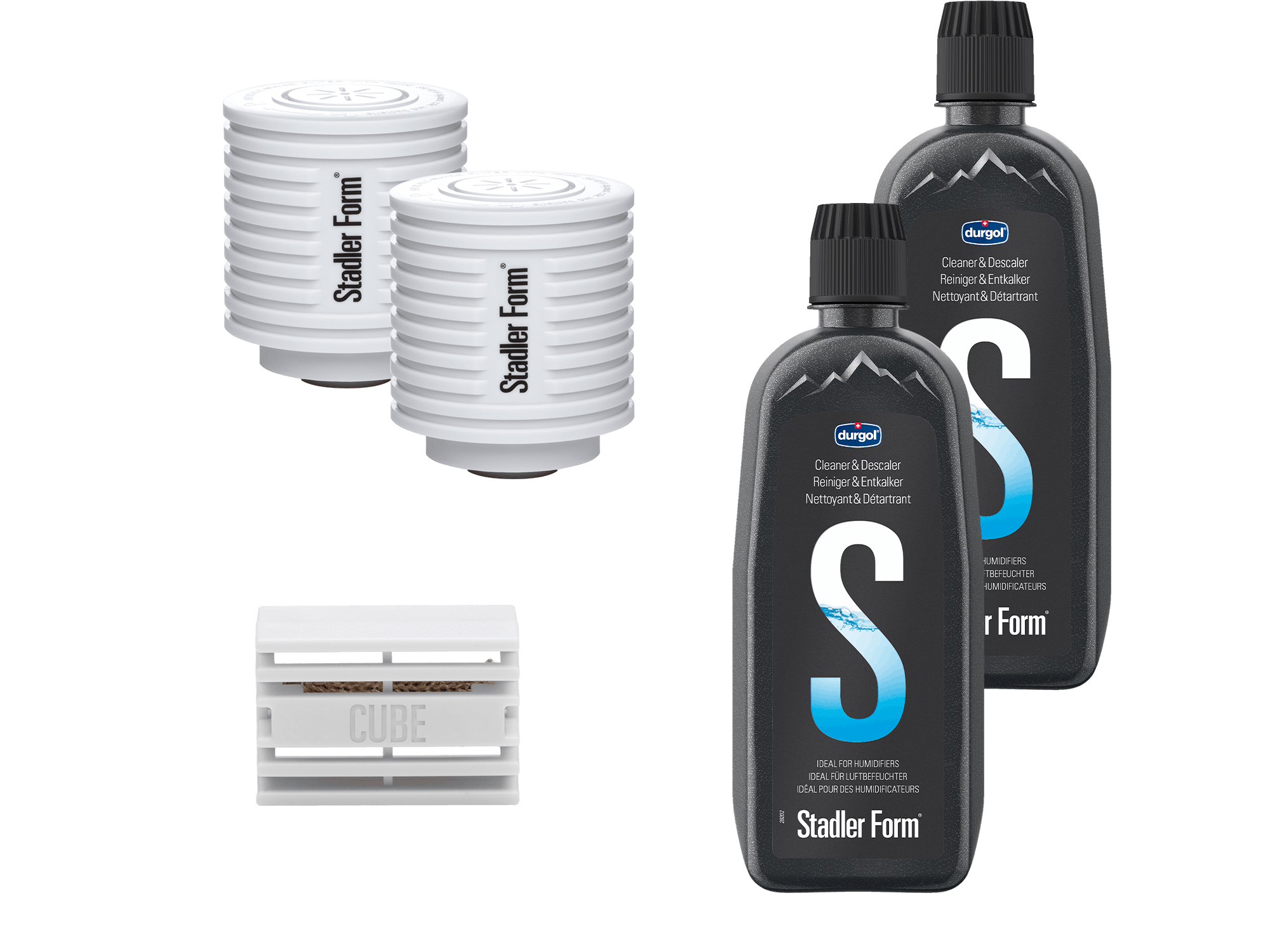 Accessories pack by Stadler Form for ultrasonic humidifiers and air washers