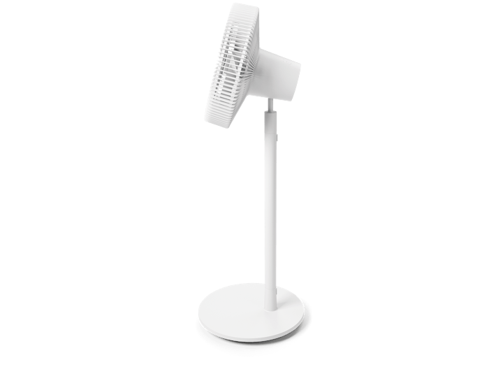 Fan by Stadler Form in white as side view Fan by Stadler Form in white as side view