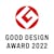 Logo Good Design Award Japan 2022 for winner fan Simon from Stadler Form