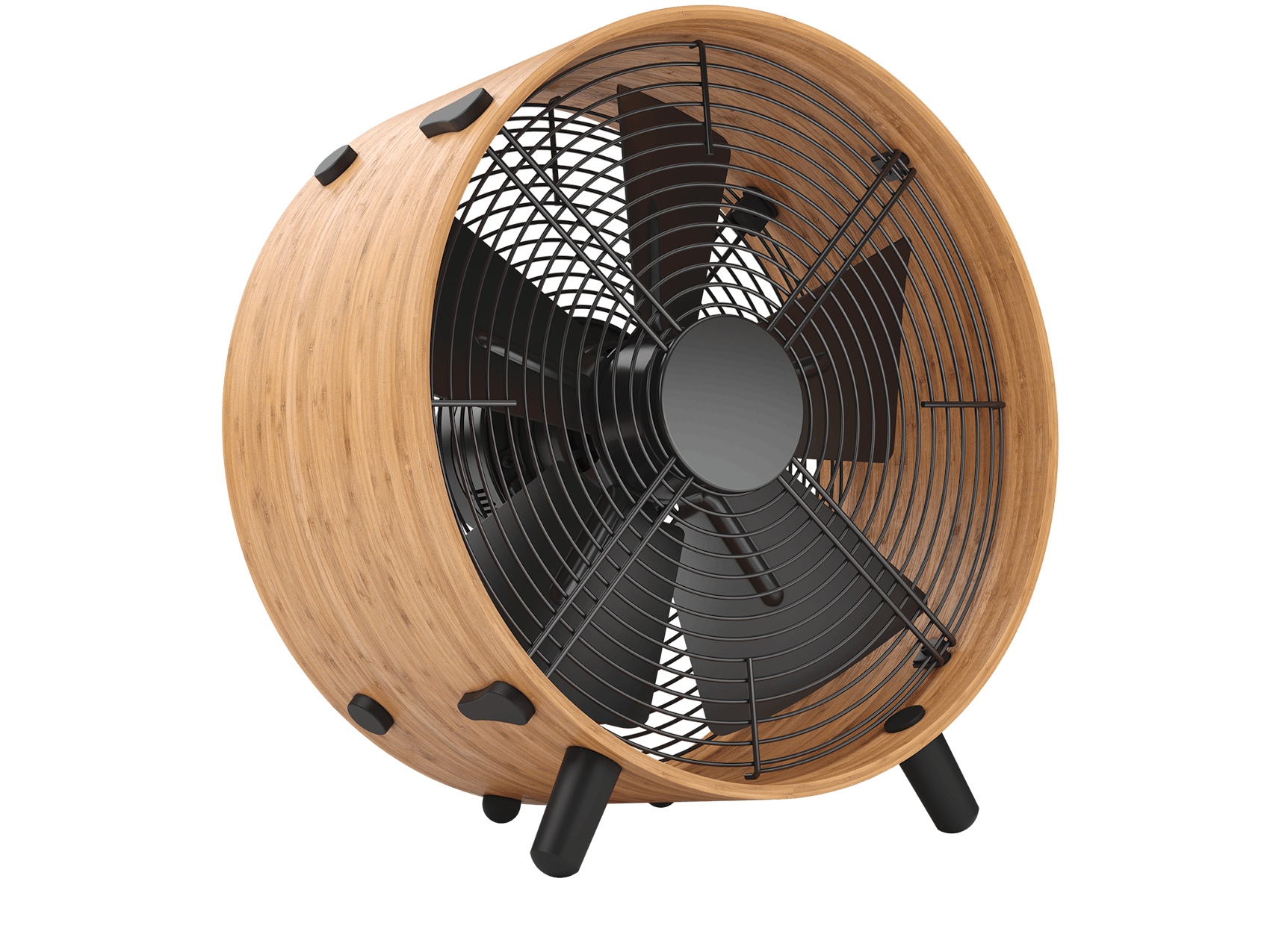Otto bamboo fan by Stadler Form Otto bamboo fan by Stadler Form as perspective view