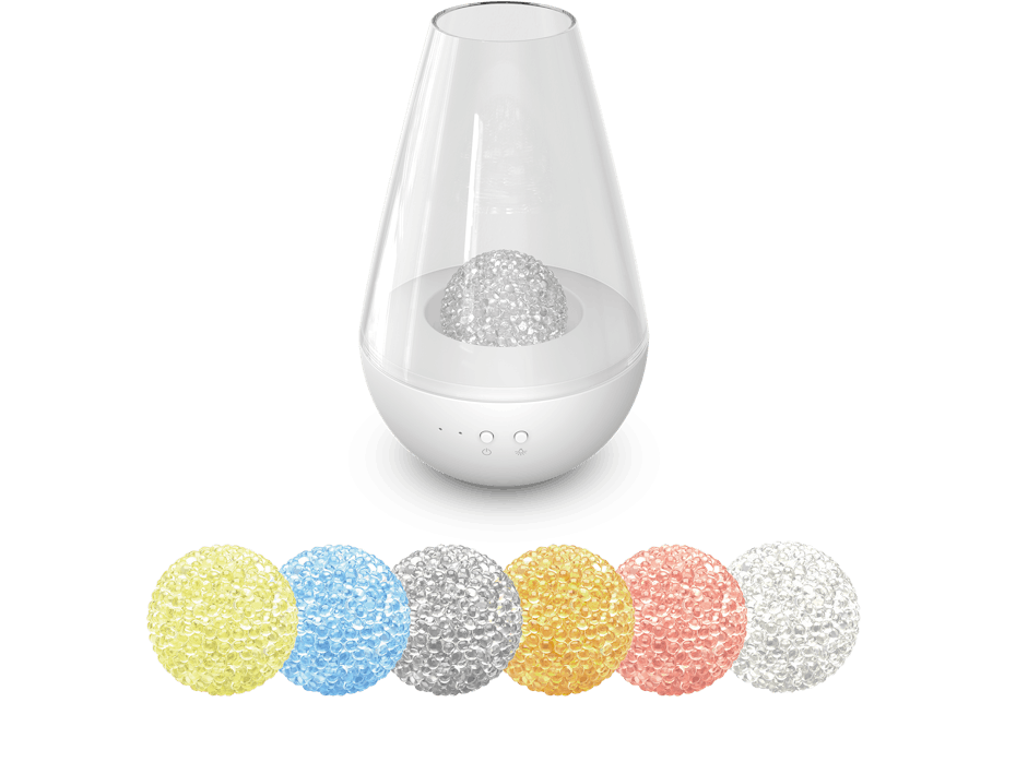 Nina Aroma Diffuser bundle by Stadler Form with Fragrance globes pack 