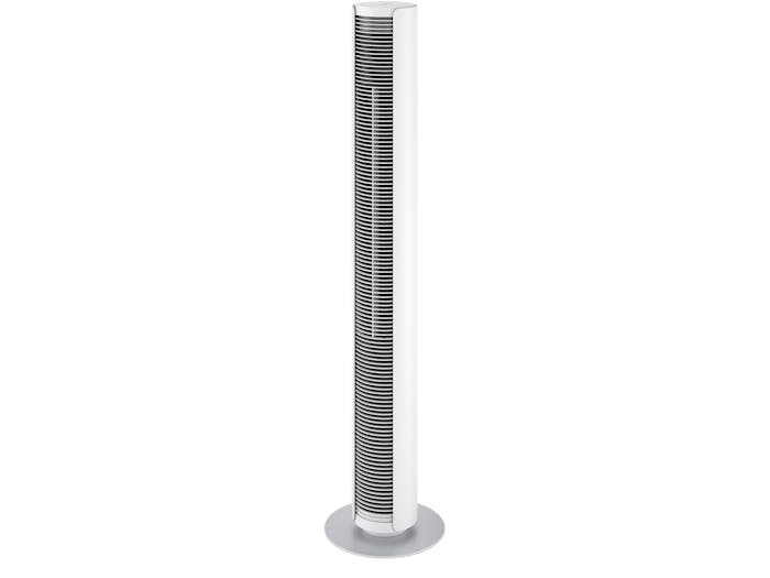 Peter tower fan by Stadler Form in white as perspective view