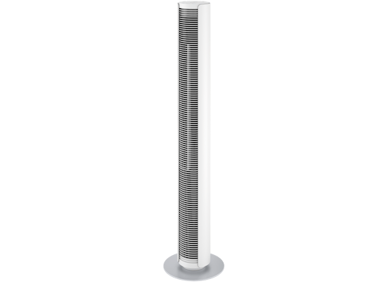 Ventilateur tour Peter par Stadler Form en blanc Ventilateur tour Peter par Stadler Form en blanc en vue en perspective