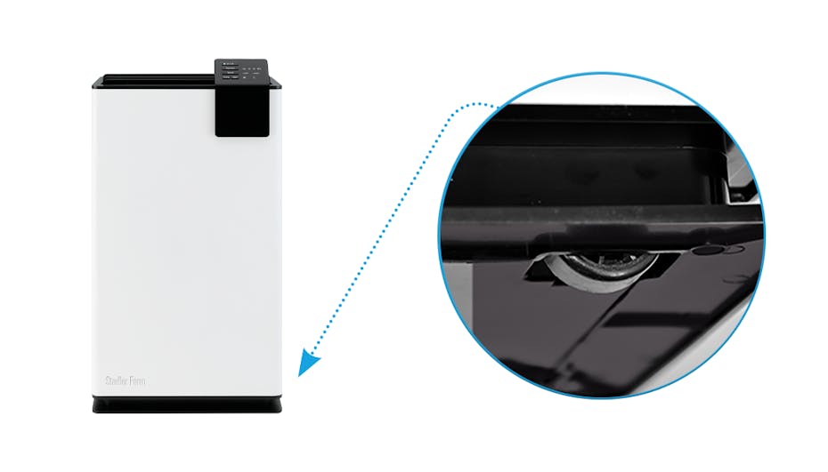 Stadler Form dehumidifier Alert little Stadler Form dehumidifier Alert small close-up image of wheels
