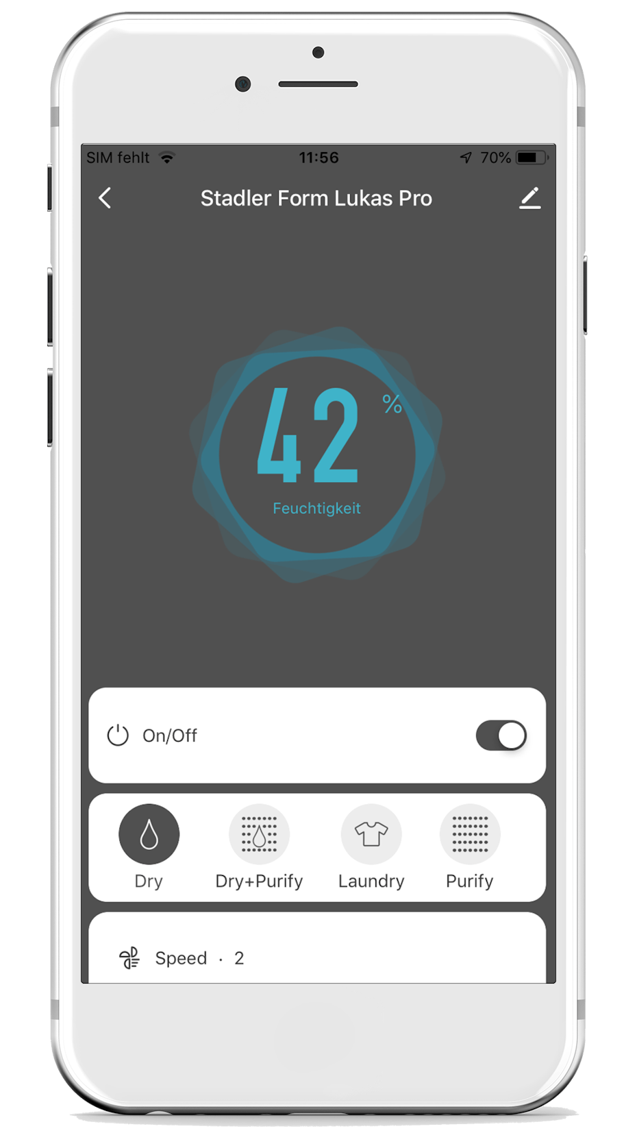 Stadler Form App Lukas Pro Steuerung