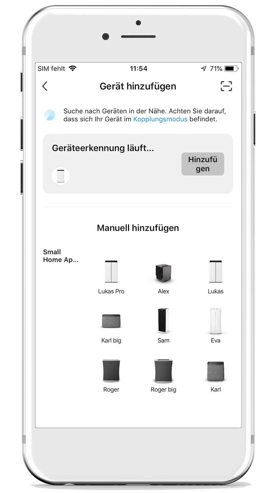 Stadler Form App Lukas Pro automatisch hinzufügen