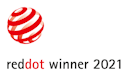 Logo reddot award 2021 for Zoe aroma diffuser in black by Stadler Form