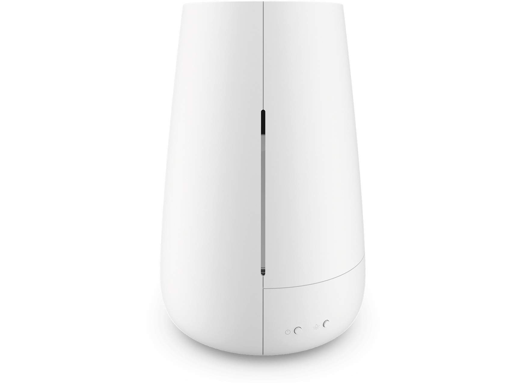 Ben humidifier by Stadler Form in white as side view