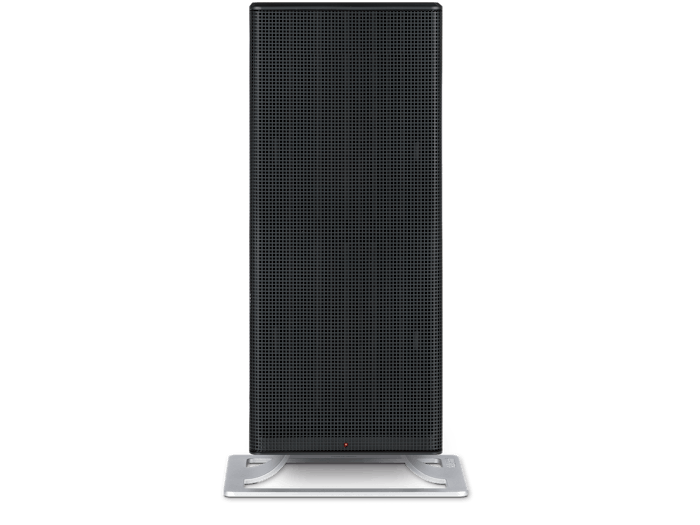 Anna heater by Stadler Form in black as front view