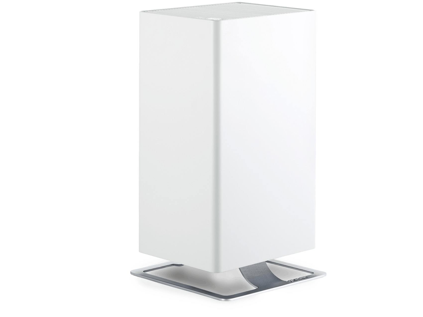 Viktor air purifier by Stadler Form in white as perspective view