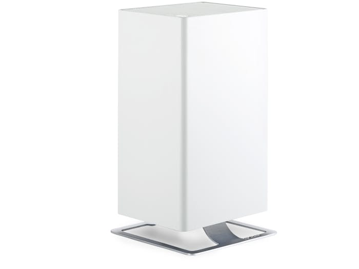 Viktor air purifier by Stadler Form in white as perspective view