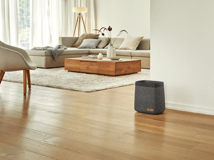 Karl humidifier by Stadler Form in a living room Karl humidifier by Stadler Form in a living room