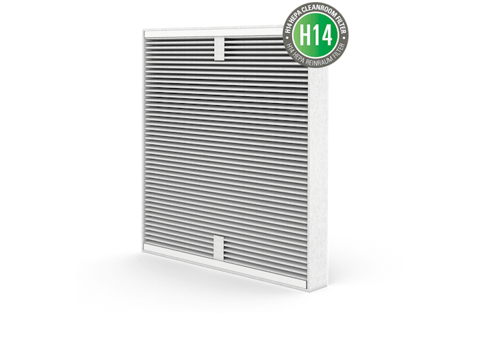 Roger little air purifier Dual Filter with HEPA H14 & activated carbon filter by Stadler Form