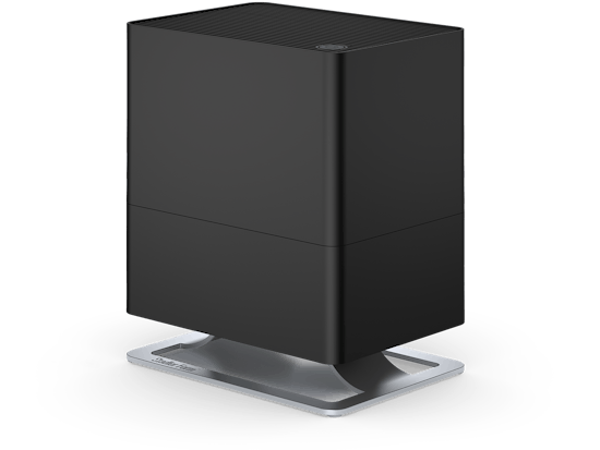 Oskar little humidifier by Stadler Form in black as perspective view