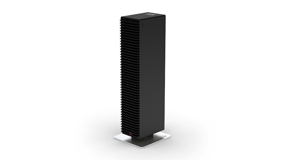 Paul heater by Stadler Form in black as isometric view