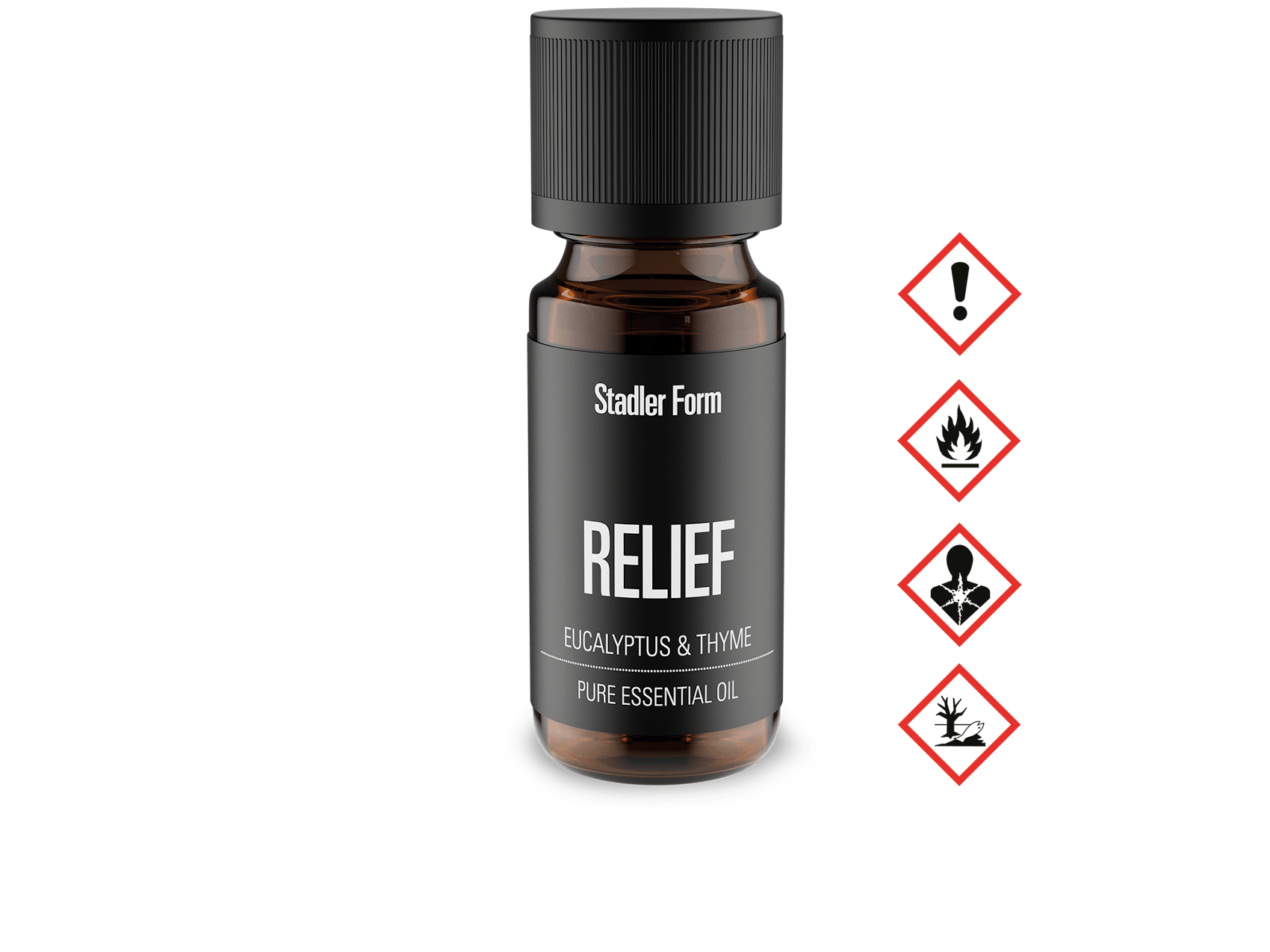 Relief essential oil by Stadler Form with symbols Relief essential oil by Stadler Form with symbols