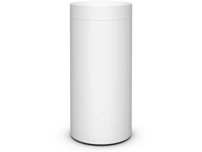 Lucy aroma diffuser by Stadler Form in white as front view