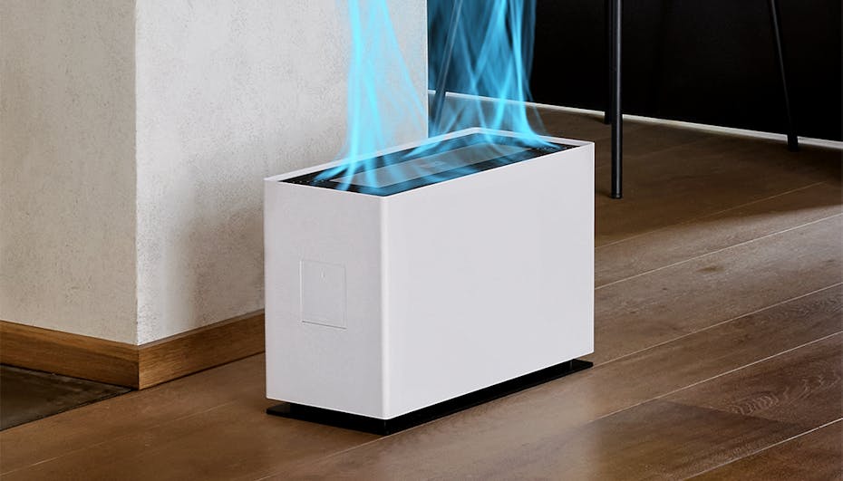 Humidification visualization of Noah and Noah Pro humidifiers from Stadler Form Humidification visualization of Noah and Noah Pro humidifiers from Stadler Form